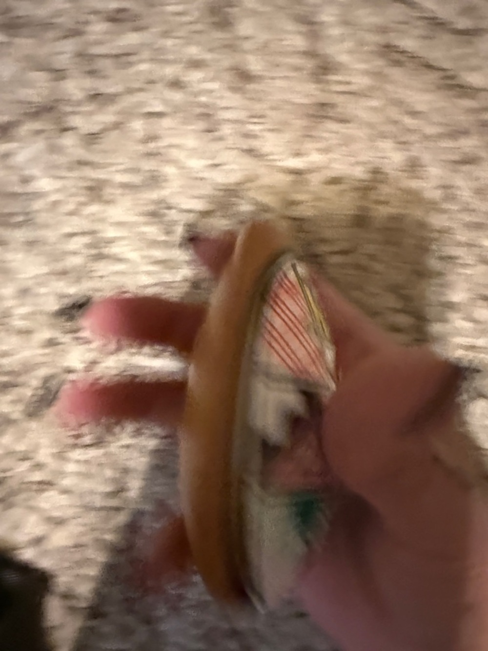 Hand-Painted Geometric Egg flute Art - Multicolor - Picture 3 of 4
